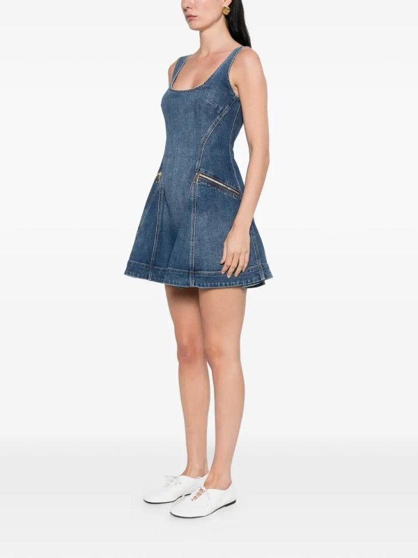 Robe Courte - Bleu shop online: Self Portrait