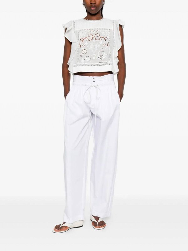Self Portrait: Tops & Débardeurs online - Top - Blanc