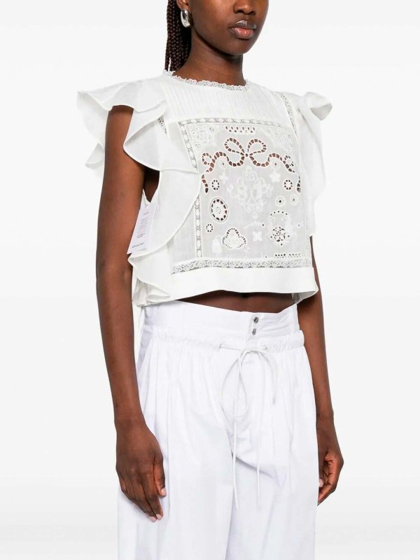 Top - Blanc shop online: Self Portrait
