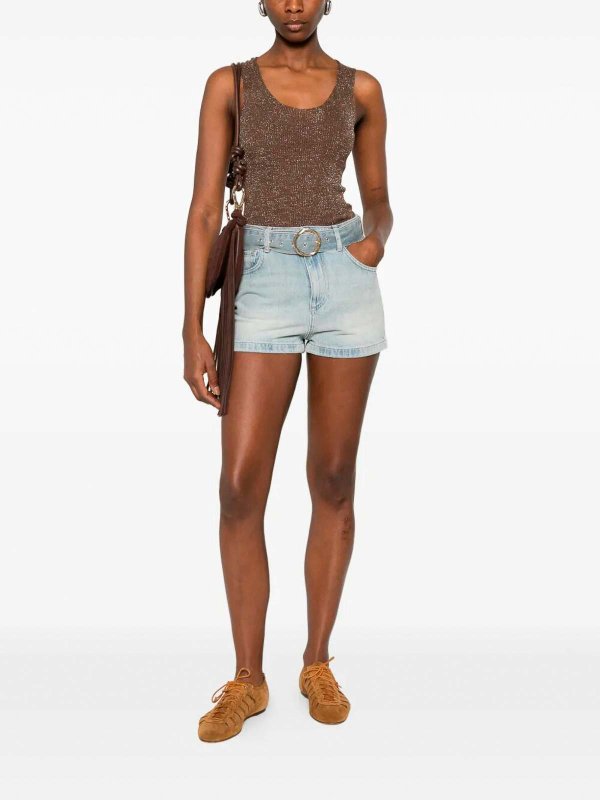 TWINSET: Tops und Tank Tops online - Top - Camel