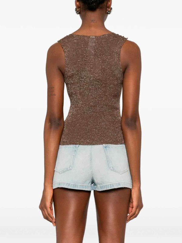 TWINSET buy online Top - Camel