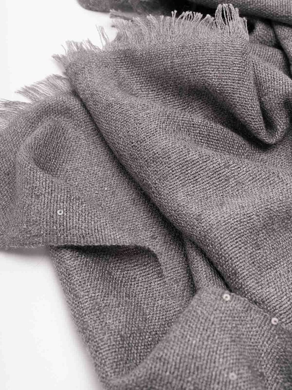 The Best Shops BRUNELLO CUCINELLI: Bufandas y pañuelos - Bufanda - Gris Oscuro