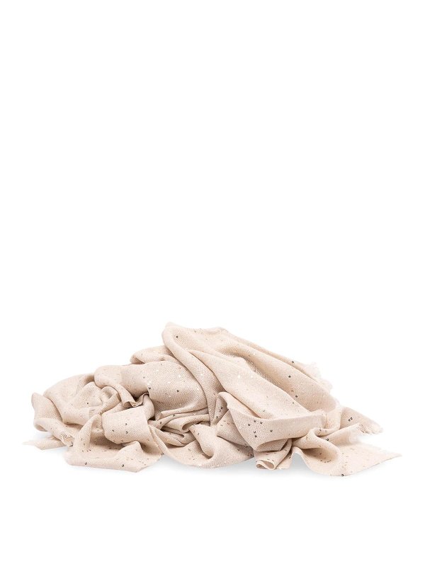 BRUNELLO CUCINELLI: Schals - Schal - Beige
