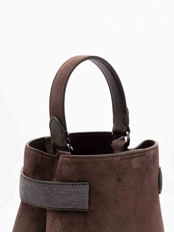 Umhängetasche - Braun shop online: BRUNELLO CUCINELLI