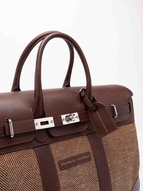 Reisetasche - Hellbraun shop online: BRUNELLO CUCINELLI