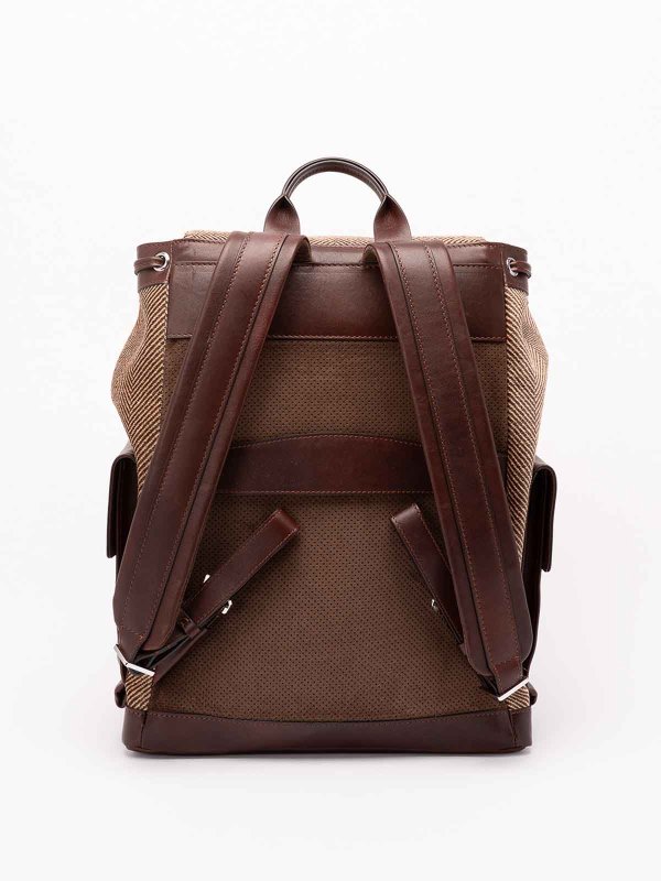 BRUNELLO CUCINELLI: バックパック online - バックパック - ブラウン