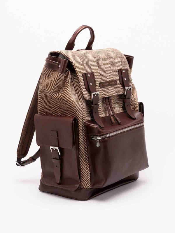 The Best Shops BRUNELLO CUCINELLI: バックパック - バックパック - ブラウン