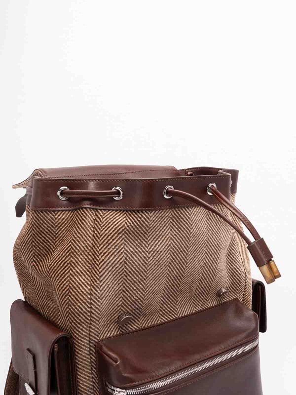 BRUNELLO CUCINELLI buy online バックパック - ブラウン