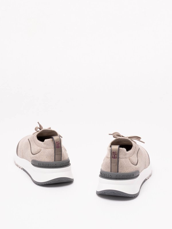 The Best Shops BRUNELLO CUCINELLI: Chaussures de sport - Baskets - Marron Clair