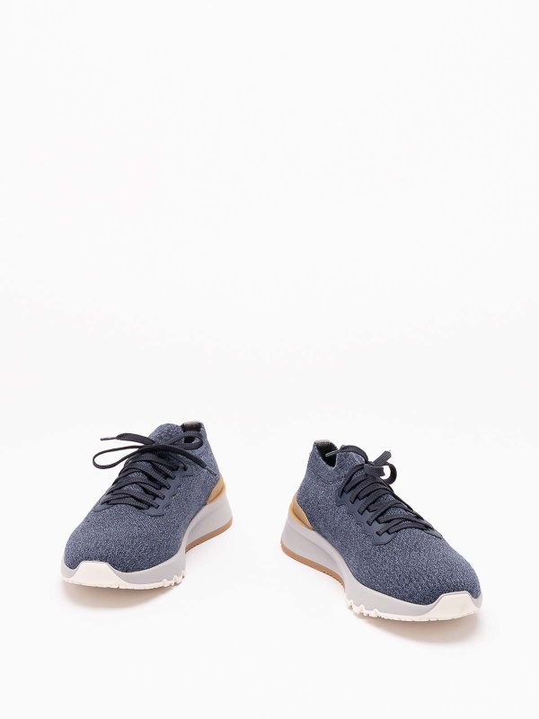 BRUNELLO CUCINELLI: Sneaker online - Sneaker - Dunkles Jeansblau