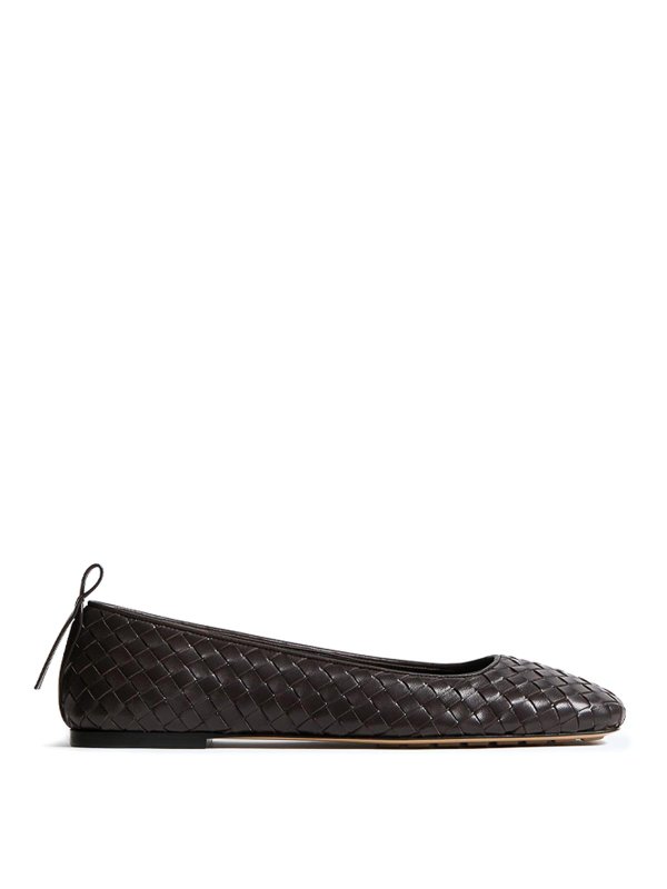 BOTTEGA VENETA: フラットシューズ - フラットシューズ - ブラウン