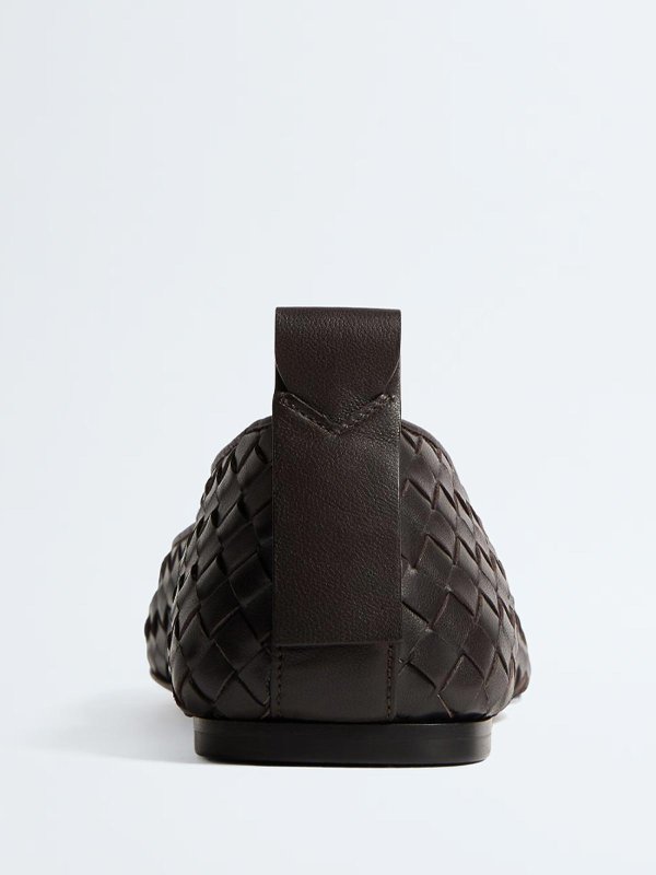 The Best Shops BOTTEGA VENETA: フラットシューズ - フラットシューズ - ブラウン