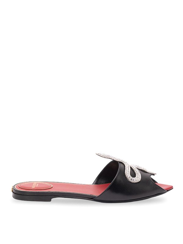 VALENTINO GARAVANI: Sandalen - Sandalen - Schwarz