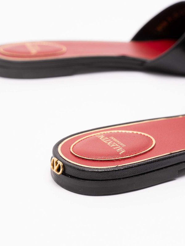 The Best Shops VALENTINO GARAVANI: Sandalen - Schwarz