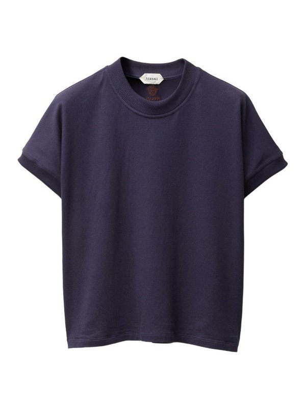 VERSACE: T-shirts - T-Shirt - Blau