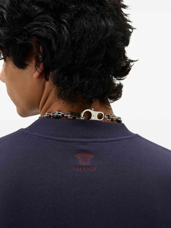 The Best Shops VERSACE: T-shirts - T-Shirt - Blau