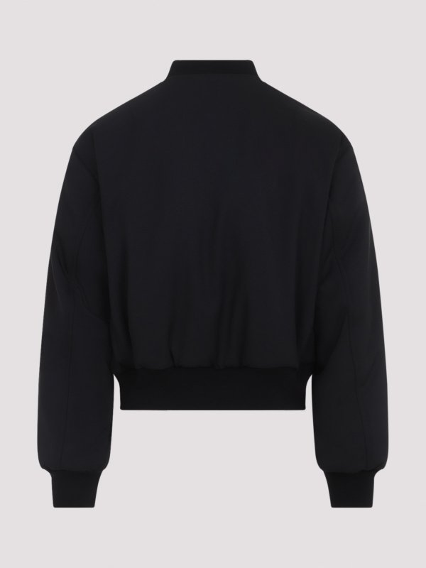 JIL SANDER: bombers online - Cropped Bomber Jacket