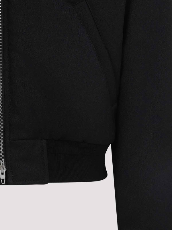 The Best Shops JIL SANDER: bombers - Cropped Bomber Jacket