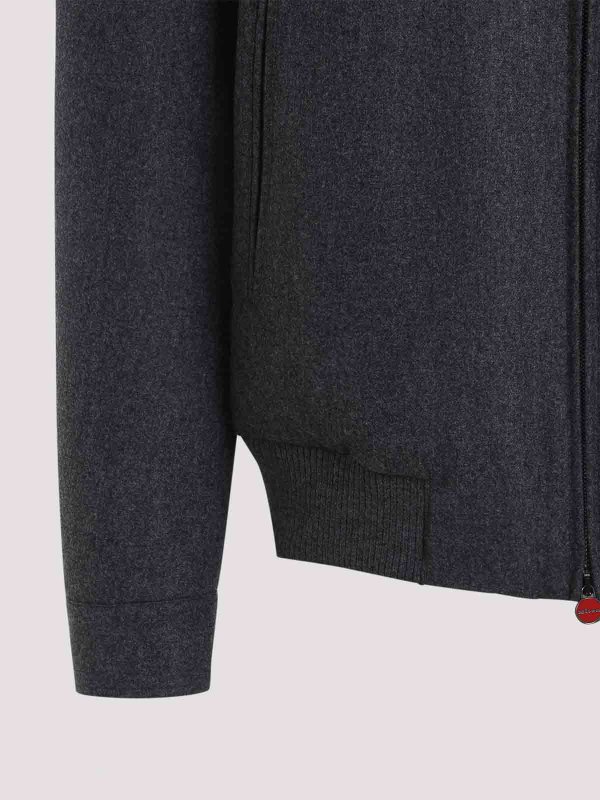 The Best Shops KITON: Bombers - Bomber - Gris