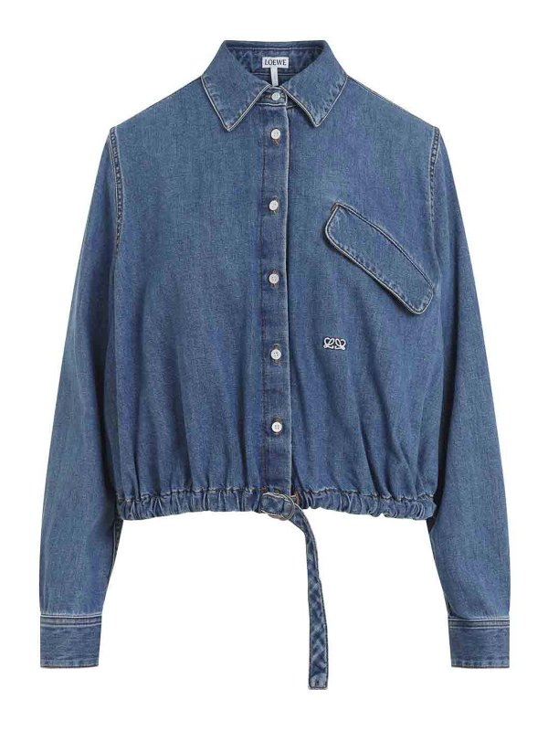 LOEWE: Chemises - Chemise - Bleu Clair
