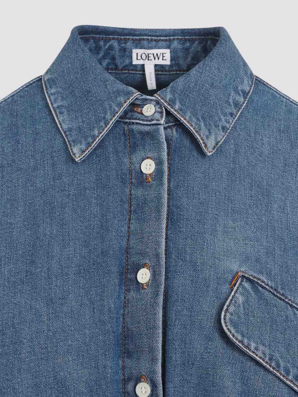 The Best Shops LOEWE: Chemises - Chemise - Bleu Clair