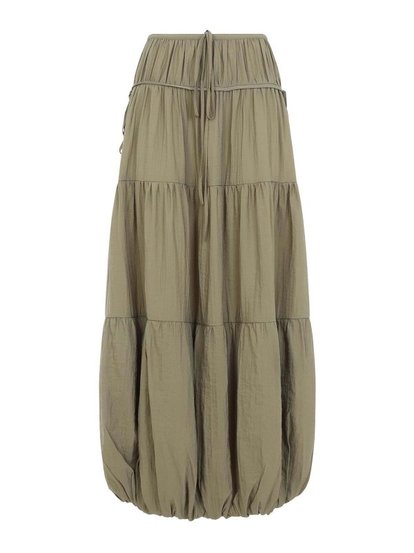 CO: Knielange und Midi Röcke - Midirock - Grün