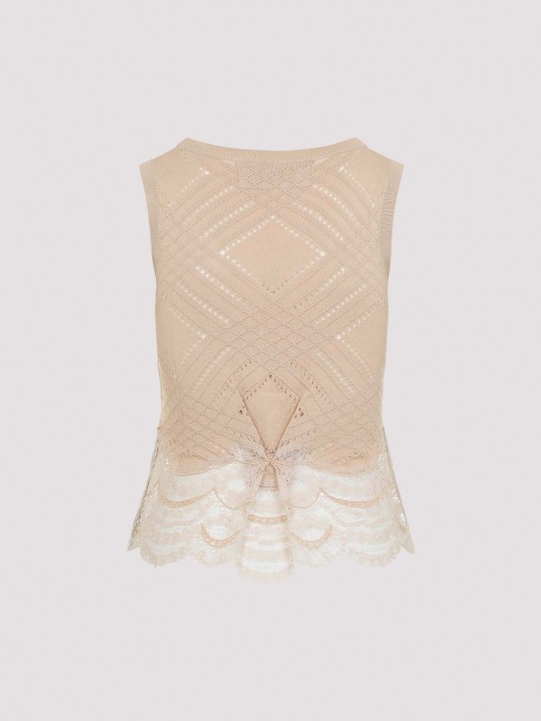 ERMANNO SCERVINO: Tops und Tank Tops online - Top - Beige