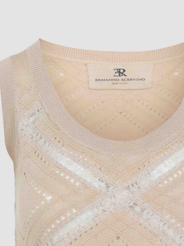 The Best Shops ERMANNO SCERVINO: Tops und Tank Tops - Top - Beige