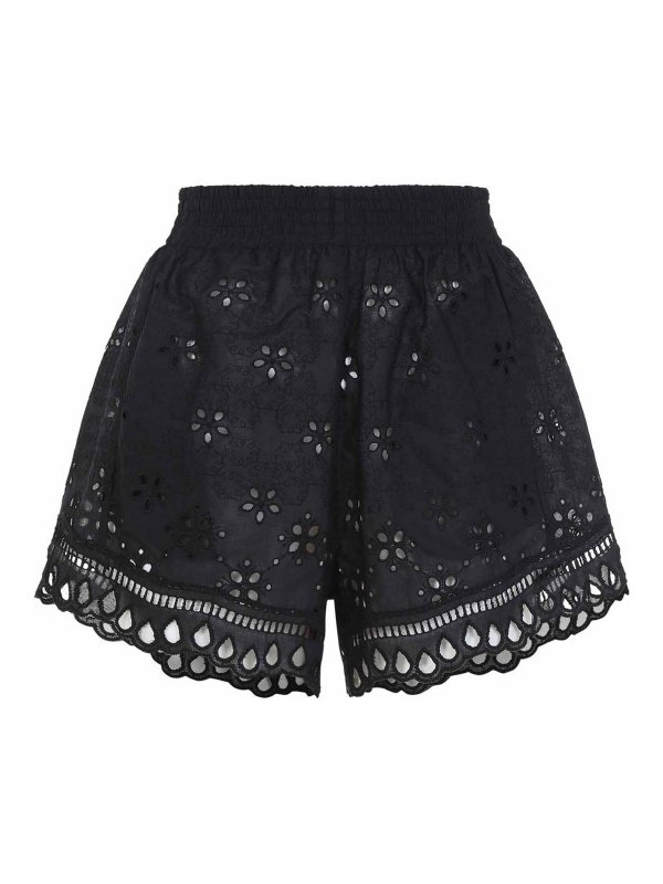 ERMANNO SCERVINO: トラウザーショーツ - ショートパンツ - 黒