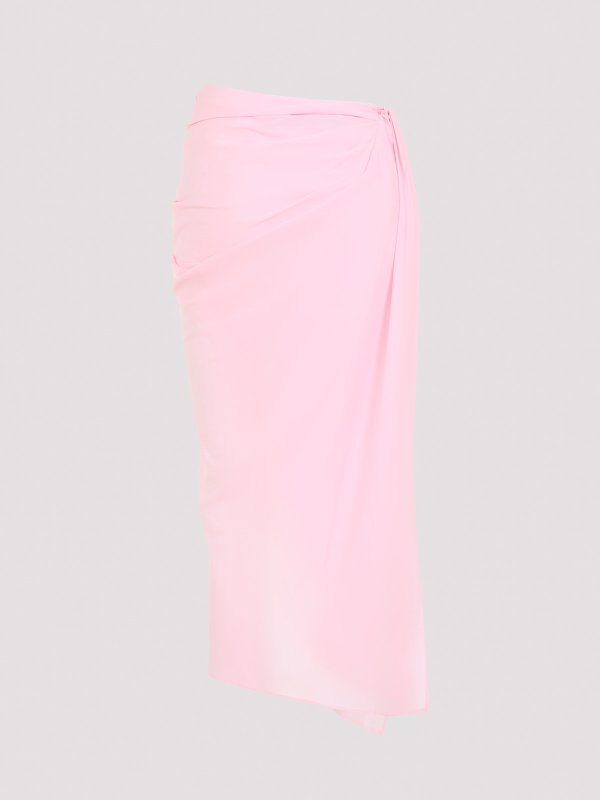 JACQUEMUS: Jupes midi et au genou online - Jupe Midi - Rose Clair