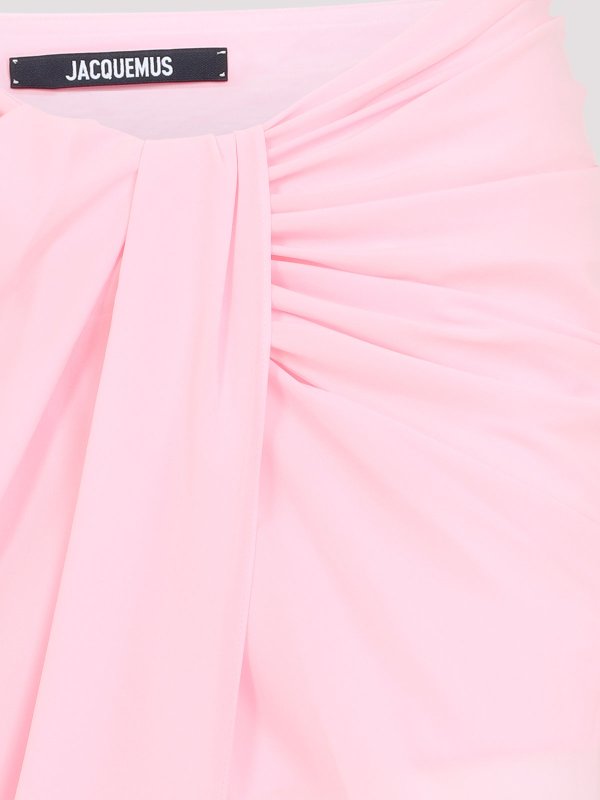 The Best Shops JACQUEMUS: Jupes midi et au genou - Jupe Midi - Rose Clair