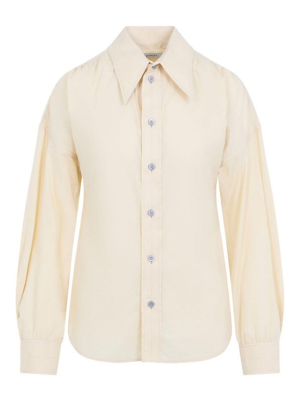 LEMAIRE: Camisas - Camisa - Plata