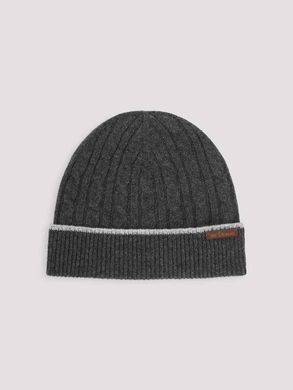 The Best Shops KITON: beanies - Cable-Knit Beanie