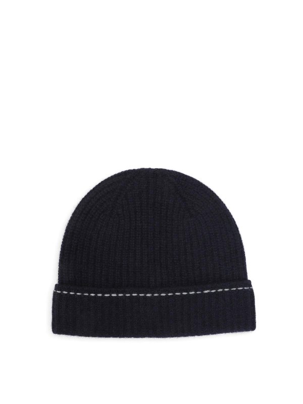 KITON: beanies - Rib-Knit Beanie