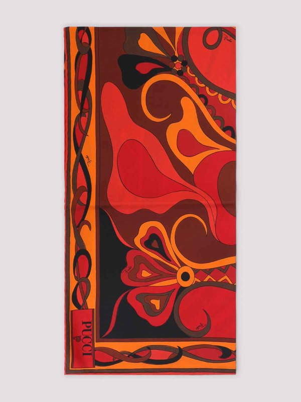 EMILIO PUCCI: sciarpe e foulard online - Sciarpa di seta