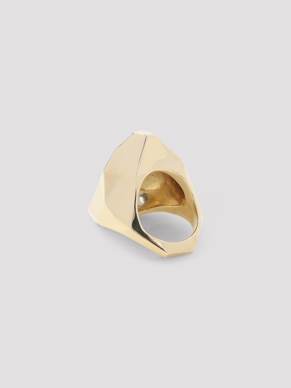 The Best Shops LANVIN: Rings - Cubic Metal Ring