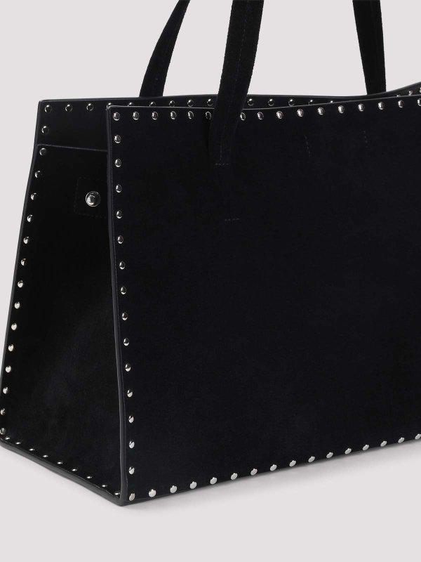 The Best Shops PHOEBE PHILO: Borse da viaggio - Borsa piccola Cabas con borchie