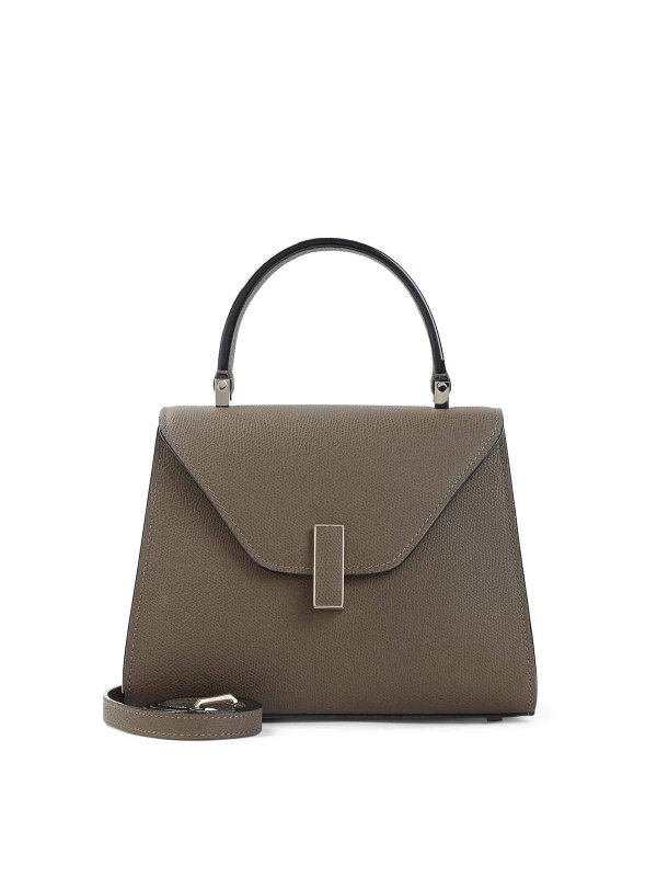 VALEXTRA: Clutch - Pochette - Marron Clair
