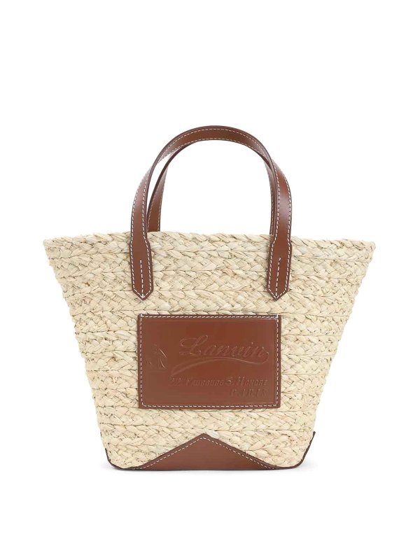 LANVIN: Handtaschen - Shopper - Braun