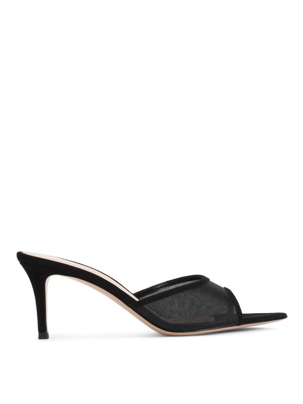 Gianvito Rossi: ミュール - ミュール - 黒