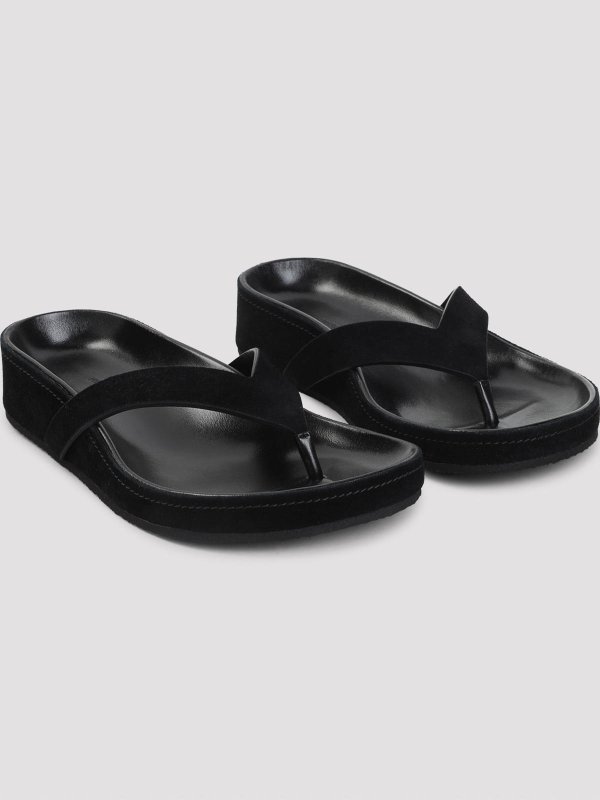 The Best Shops PHOEBE PHILO: Tongs - Tongs - Noir