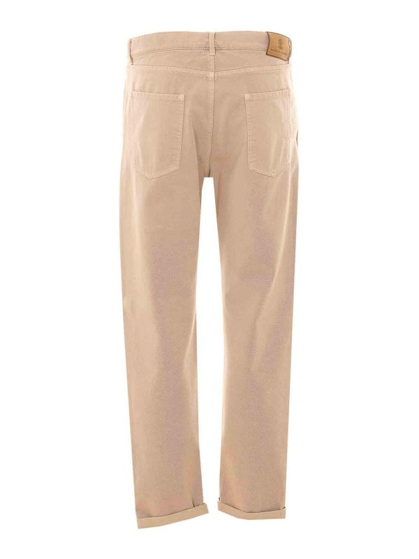 BRUNELLO CUCINELLI: ストレートジーンズ online - ストレートジーンズ - ベージュ