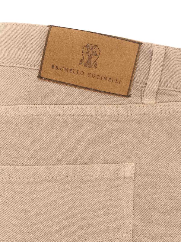 The Best Shops BRUNELLO CUCINELLI: ストレートジーンズ - ストレートジーンズ - ベージュ
