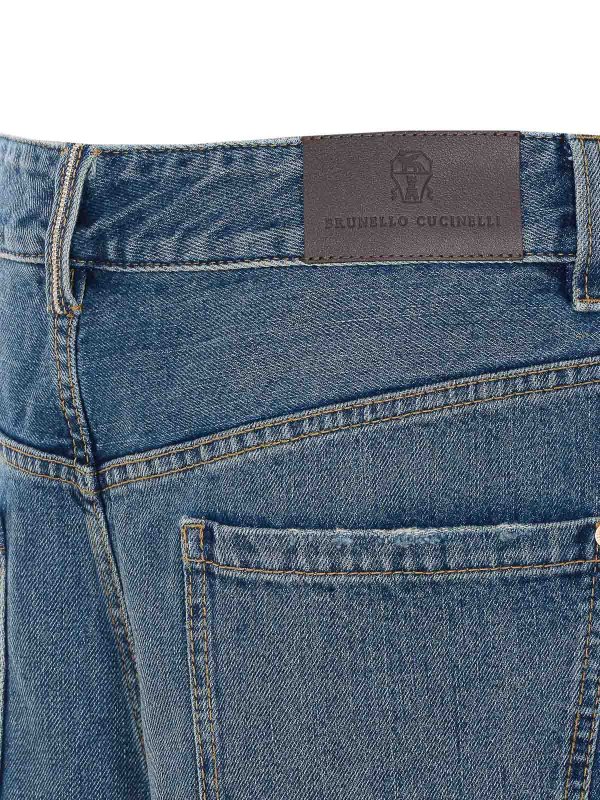 The Best Shops BRUNELLO CUCINELLI: Jeans Rectos - Vaqueros Rectos - Azul