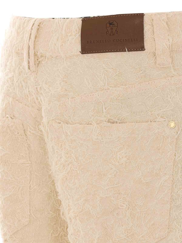 The Best Shops BRUNELLO CUCINELLI: カジュアルトラウザー - カジュアルパンツ - 白