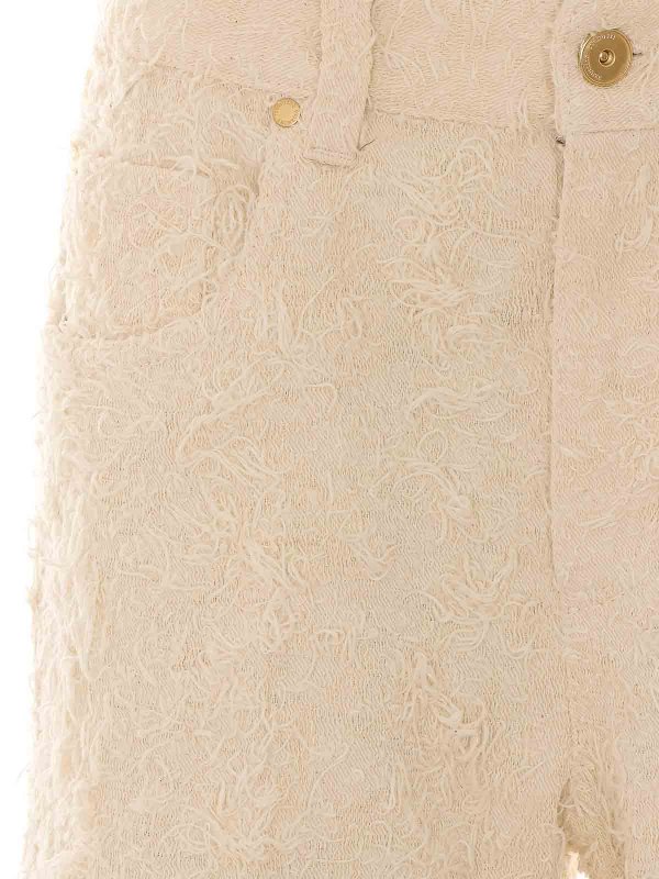 カジュアルパンツ - 白 shop online: BRUNELLO CUCINELLI