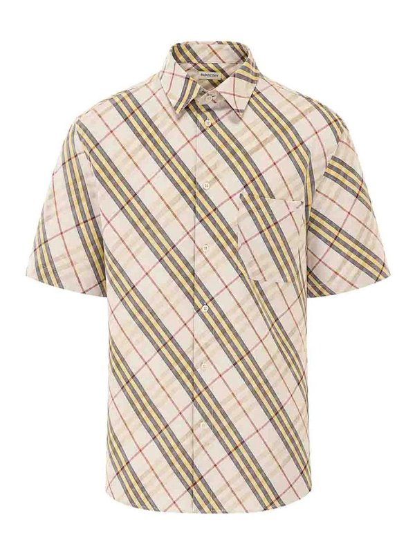 BURBERRY: camicie - camicia beige