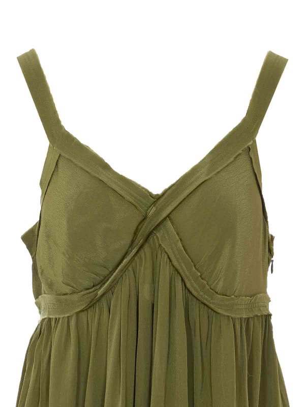 マキシドレス - 緑 shop online: ESSENTIEL ANTWERP
