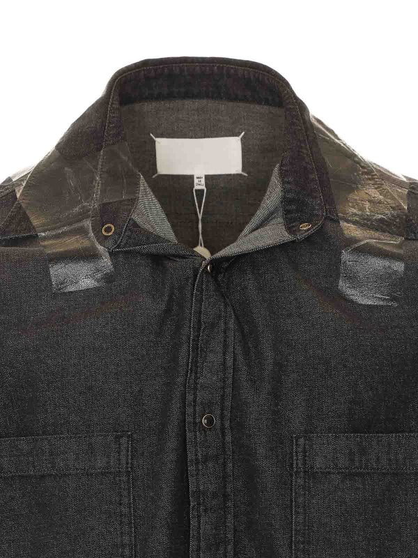 シャツ - 黒 shop online: Maison Margiela