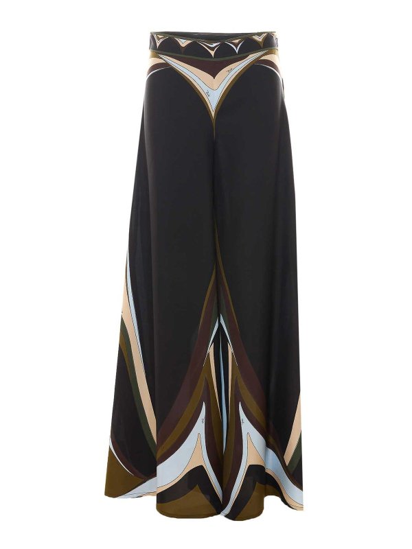 EMILIO PUCCI: ベルボトムジーンズ - フレアジーンズ - マルチカラー